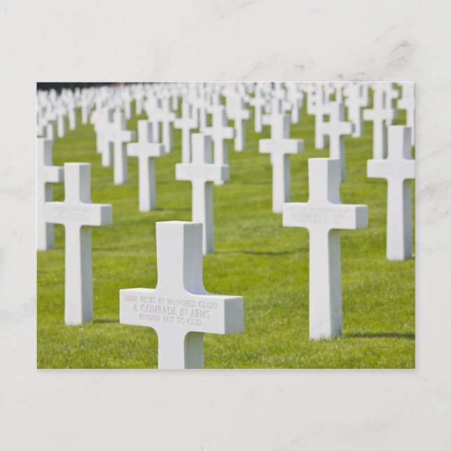 Carte Postale Luxembourg, Hamm Cimetière militaire américain (Devant)