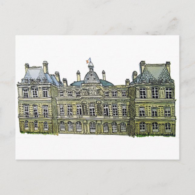 Carte Postale Luxembourg Palace (Devant)