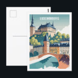 Carte Postale Luxembourg Place de Voyage célèbre<br><div class="desc">Luxembourg Place de Voyage célèbre</div>