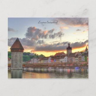Carte postale Luzern Suisse Pont de la Vieille Vil