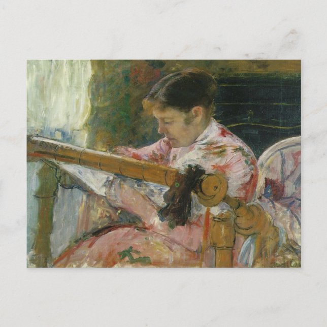 Carte Postale Lydia Dans Un Char À Tapisserie, Mary Cassatt (Devant)