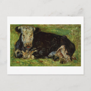 Carte Postale Lying Cow, Vincent van Gogh