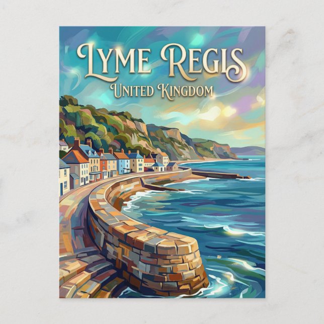 Carte Postale Lyme Regis Royaume-Uni (Devant)