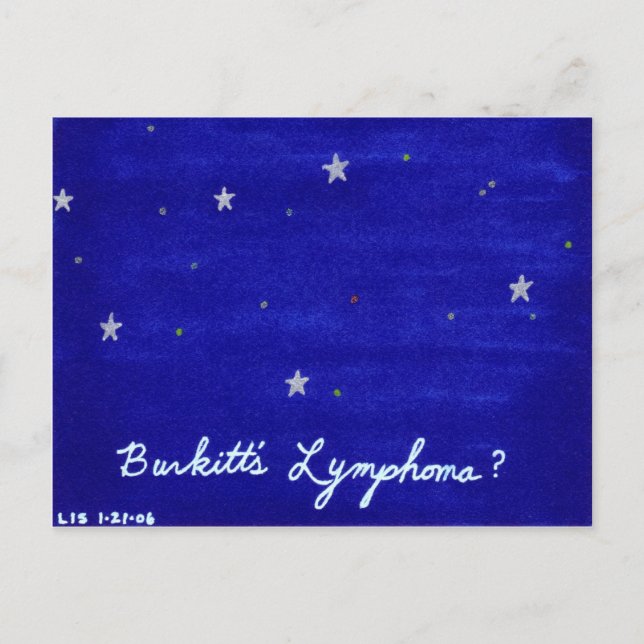 Carte postale Lymphoma de Burkitt (Devant)