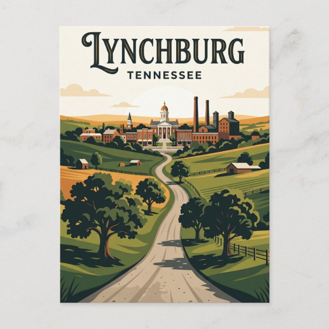 Carte Postale Lynchburg États-Unis (Devant)