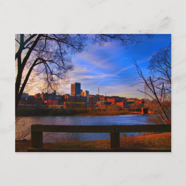 Carte Postale lynchburg va blue sky (Devant)