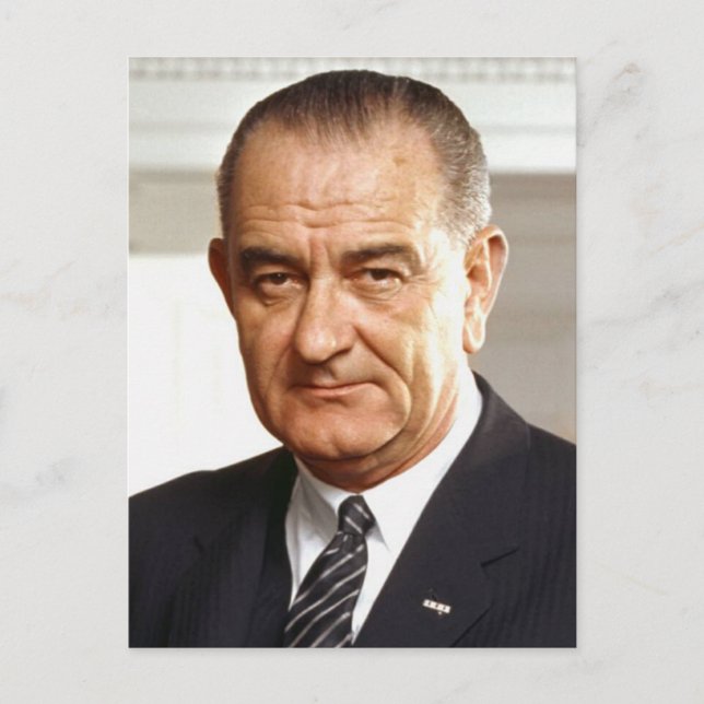 Carte Postale Lyndon B. Johnson 36th President (Devant)