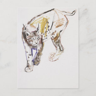 Carte Postale Lynx européenne