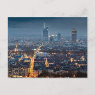 Carte Postale Lyon de nuit