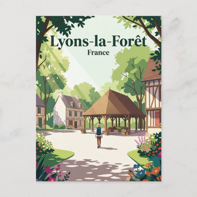 Carte Postale Lyons-la-Forêt France (Devant)