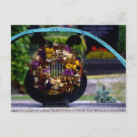 Lyre Aux Fleurs De Paille