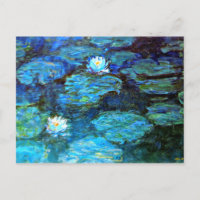 Lys d'eau (bleu) par Claude Monet