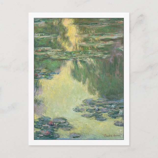 Carte Postale Lys d'eau par Monet (Devant)