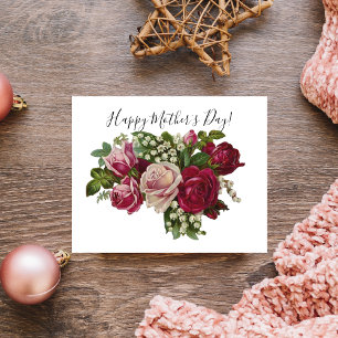 Carte Postale Lys victorienne classique de la vallée Romance