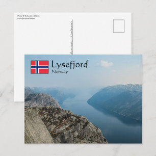 Carte Postale Lysefjord Norvège
