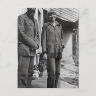 Carte Postale Lytton Strachey et Iris Tree