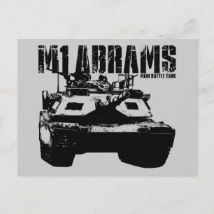 Carte Postale M1 Abrams