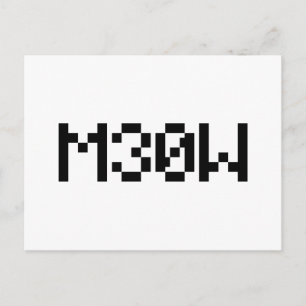 Carte Postale M30W [Sons animaux de léopards]