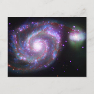 Carte Postale M51 Whirlpool Galaxy: A Classic Beauty