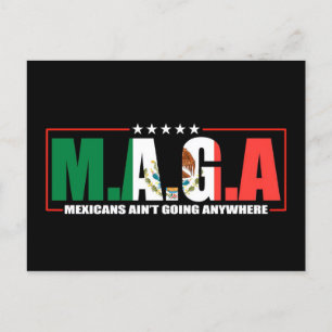 Carte Postale M.A.G.A. Les Mexicains ne vont nulle part