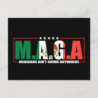 Carte Postale M.A.G.A. Les Mexicains ne vont nulle part