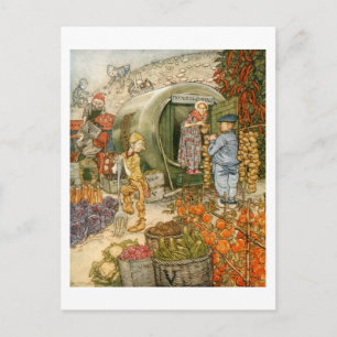 Carte Postale M. et Mme Vinegar à la maison