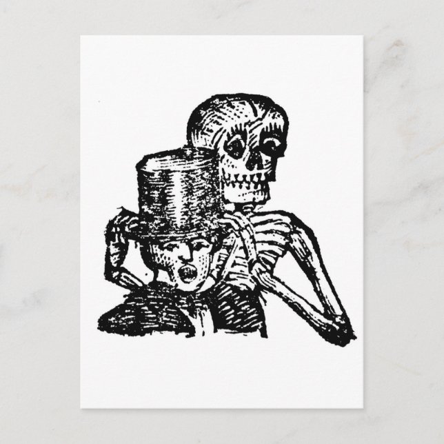 Carte Postale M. Manilla. Illustration périodique c. Années 1800 (Devant)