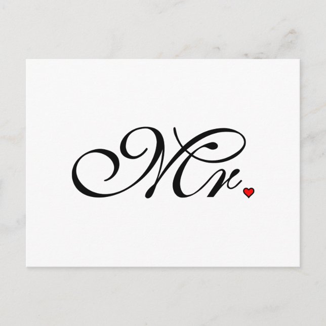 Carte Postale M. Mari A Groom Ses Nouvelles Mauvaises Maisons (Devant)