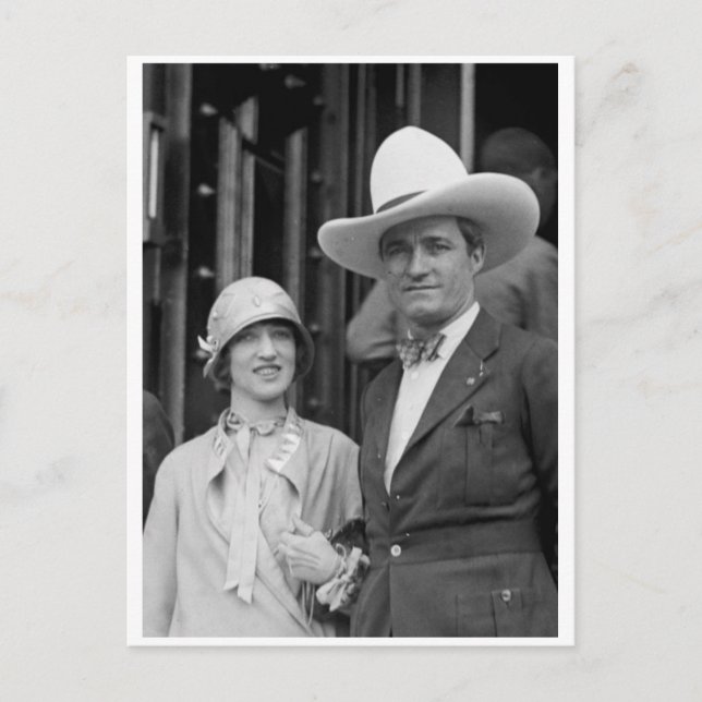 Carte Postale M. & Mme Tom Mix (Devant)