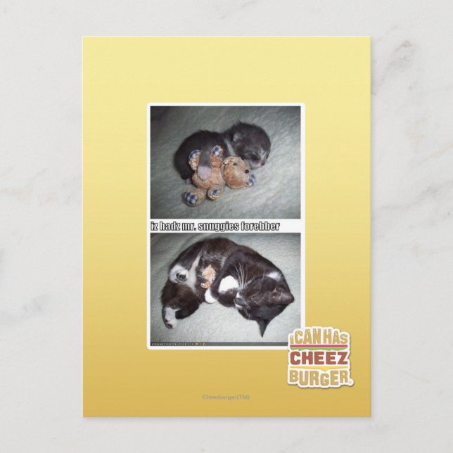 Carte Postale M. snuggies forebber de hadz d'iz (Devant)
