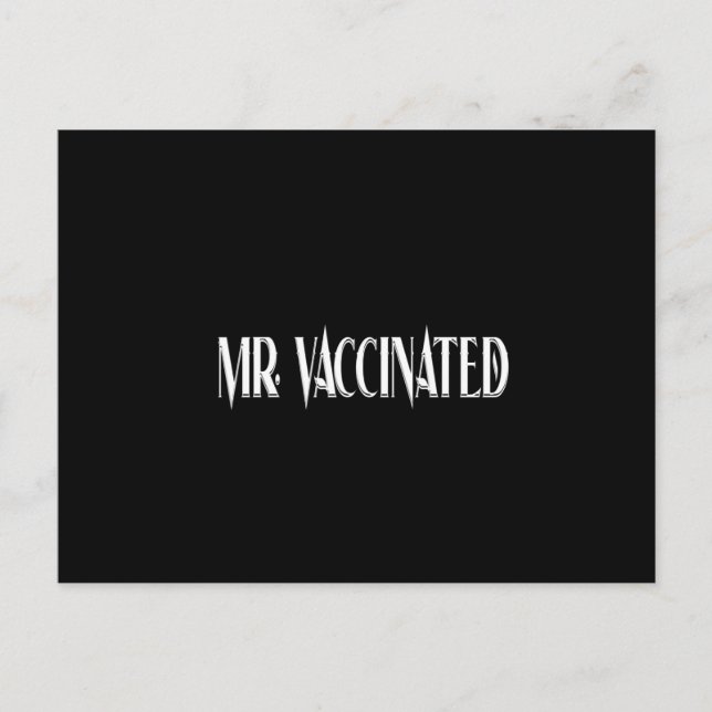 Carte Postale M. Vacciné (Devant)