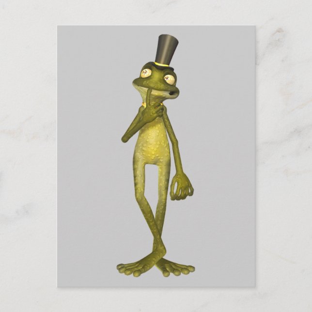 Carte Postale M. Warts la grenouille à caricatures (Devant)