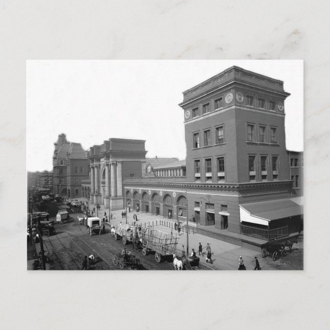 Carte postale MA Boston Terminal Passenger 1895 (Devant)