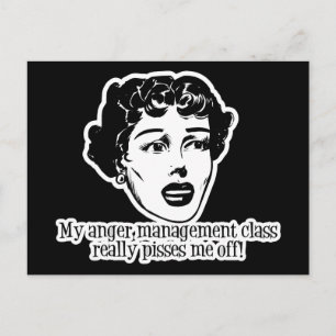Carte Postale Ma Classe De Gestion De La Colère M'Empêche Vraime