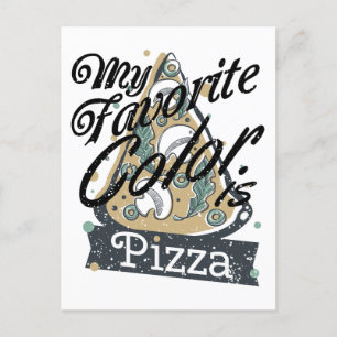 Carte Postale Ma Couleur Favorite Est Pizza Cuisine Lover Food