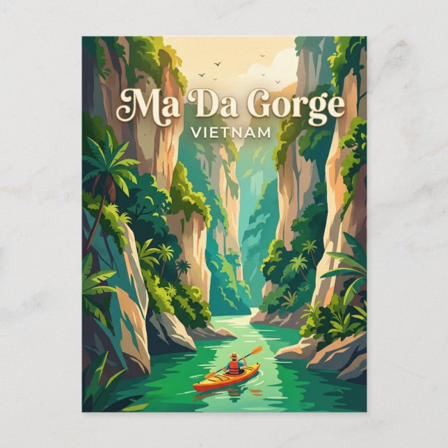 Carte Postale Ma Da Gorge Vietnam (Devant)