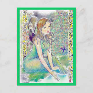 Carte Postale ma fantaisie tropicale