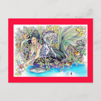 Carte Postale ma fantaisie tropicale