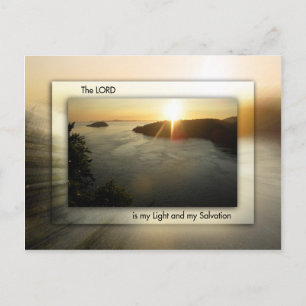 Carte Postale Ma lumière et mon salut