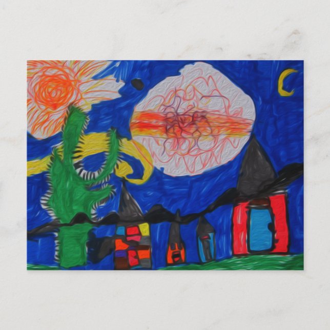 Carte Postale Ma maison (Devant)