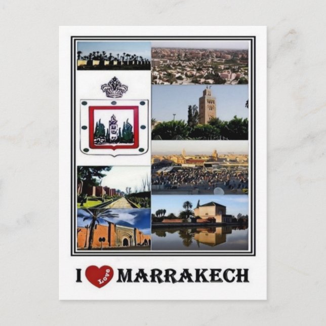 Carte Postale MA Maroc - Marrakech (Devant)
