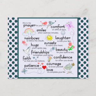 Carte Postale Ma Prière Pour Vous