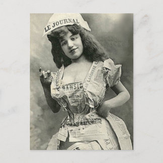 Carte Postale Ma robe est le journal