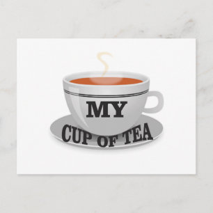 Carte Postale ma tasse de thé oui
