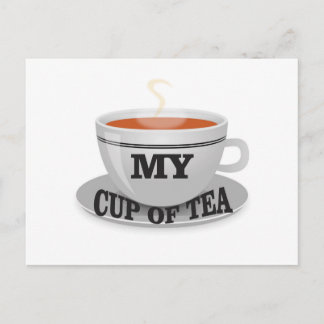 Carte Postale ma tasse de thé oui
