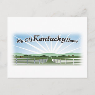 Carte Postale Ma vieille maison du Kentucky