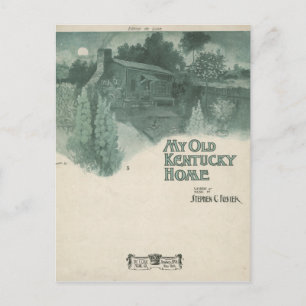 Carte Postale Ma vieille maison du Kentucky