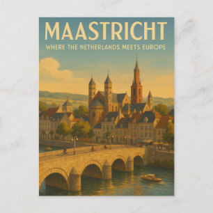 Carte Postale MAASTRICHT – Où les Pays-Bas se rencontrent l'Euro