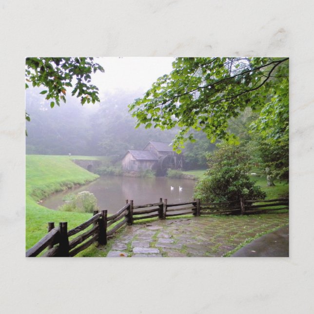 Carte Postale Mabry Mill, Blueridge Parkway, VA (Devant)
