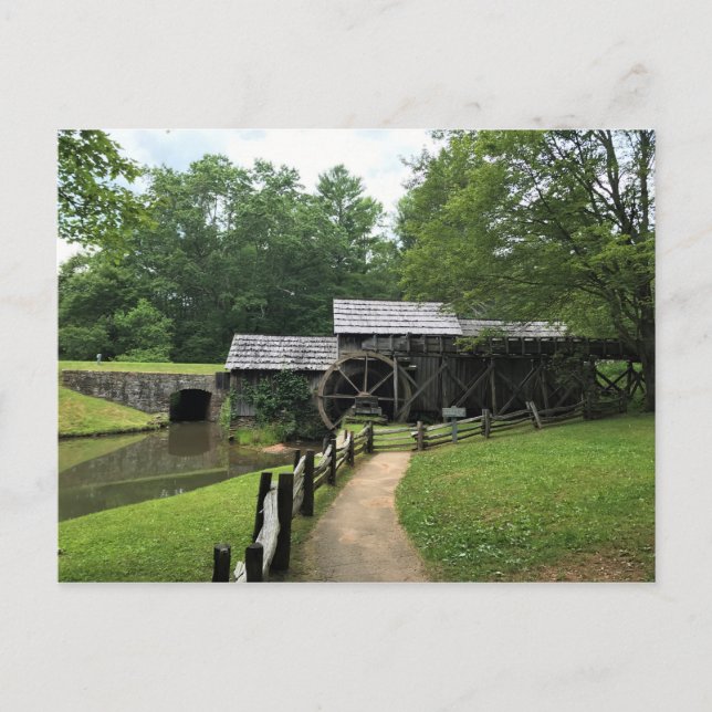 Carte Postale Mabry Mill, Virginie (Devant)